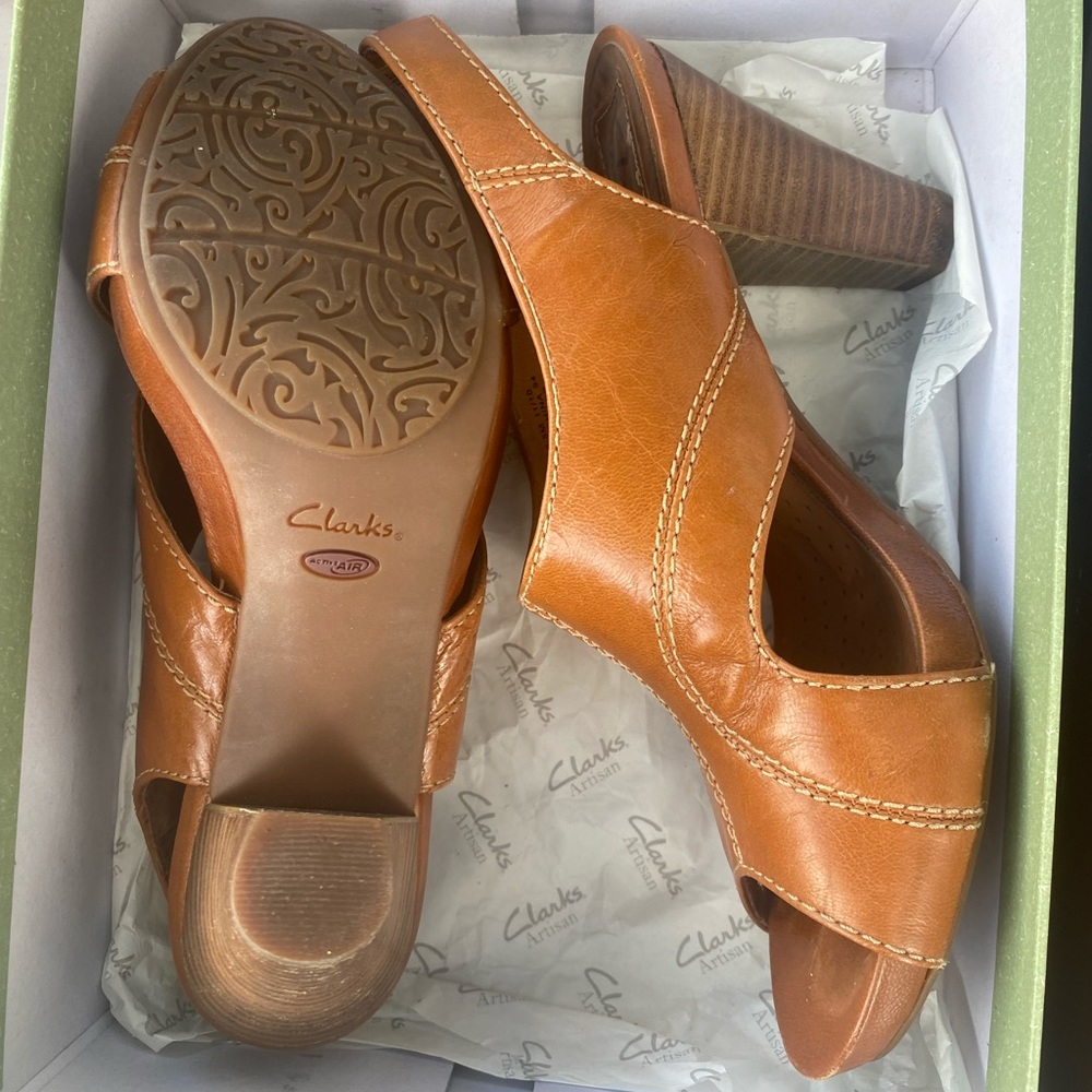 Tan Clark heels